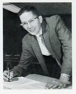 Former Lakes Journalist Teacher, Charles Croasdill smiling for a photo