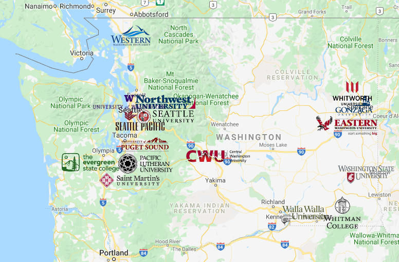 Colleges+Throughout+Washington+State