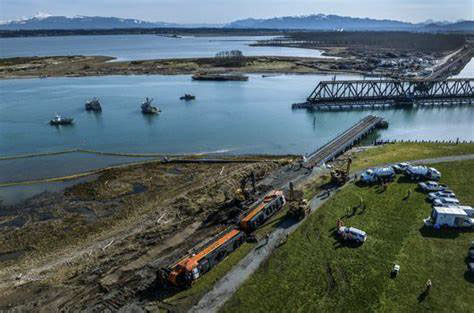 Train Derailment on Swinomish reservation, Washington state.