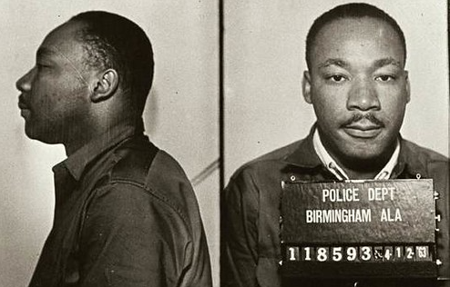 Martin Luther King Jrs. Mugshot in Birmingham Alabama Jail