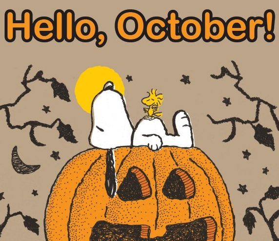 Image saying Hello October!